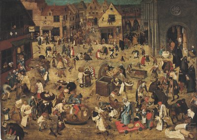 La lotta tra Carnevale e Quaresima da Pieter Brueghel the Younger